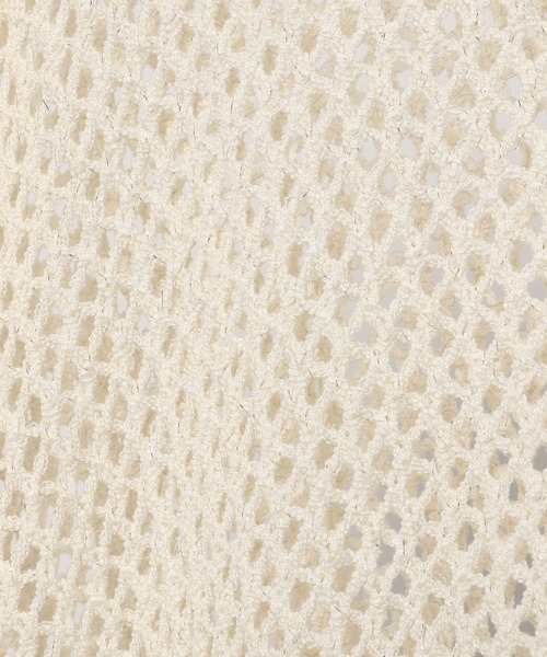 mysty woman（ミスティウーマン）の「2WAYメッシュプルオーバー　497235（ニット/セーター・レディース・オフホワイト/ブラック/グレイッシュベージュ・FREE）」の21枚目の写真