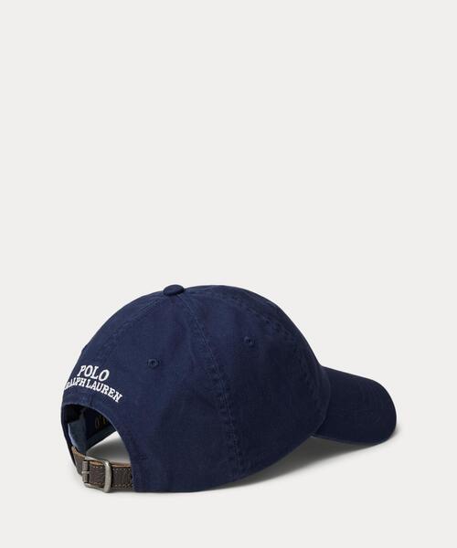 POLO RALPH LAUREN（ポロ ラルフ ローレン）の「Polo ベア ツイル ボール キャップ（キャップ・メンズ・ネイビー系1・ONE）」の2枚目の写真