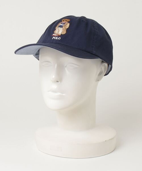 POLO RALPH LAUREN（ポロ ラルフ ローレン）の「Polo ベア ツイル ボール キャップ（キャップ・メンズ・ネイビー系1・ONE）」の4枚目の写真