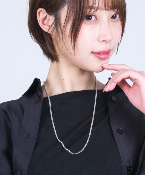 送料関税込【TOM WOOD】CurbチェーンM ネックレス/シルバー/52cm 送料 関税込み TOM WOOD curb chain L シルバーネックレス (Tom