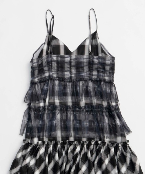 Plaid Tiered Dress/チェックティアードワンピース【MAISON SPECIAL