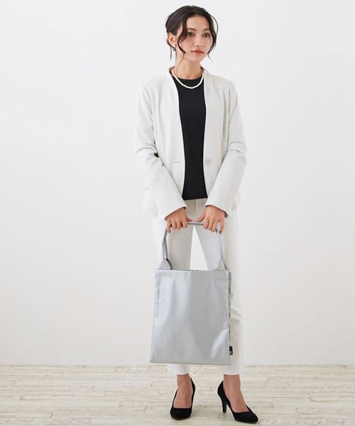ROOTOTE(ルートート)の「ROOTOTE ルートート LT.tubeレザレットーA(トートバッグ・レディース・ピンクゴールド/ブルー/セージグリーン/シルバー・FREE)」の5枚目の写真