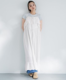 レースフリルワンピース