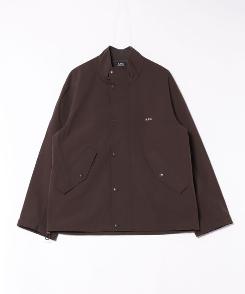 A.P.C. ブラウン ボア襟 ジャケット　アーペーセー　ブルゾン A.P.C. ブラウン ボア襟 ジャケット アーペーセー ブルゾン