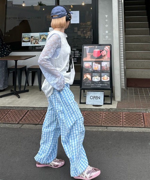 その他 Lillyroyasu Alley Tokyo パンツ いろんな柄パラシュートパンツ レディース