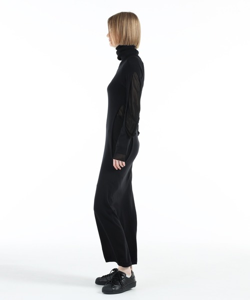 Y-3(ワイスリー)の「Y-3 HOODED KNIT DRESS(ワンピース・レディース・ブラック・SMALL/MEDIUM/XX-SMALL/X-SMALL)」の2枚目の写真
