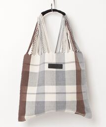 MAISON mou（メゾンムー）の「【Moon Bird/ムーンバード】手織りのハンモックバッグ / Ｌサイズ（トートバッグ）」