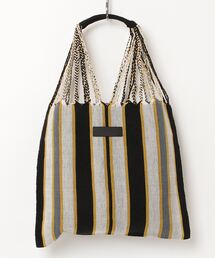 MAISON mou（メゾンムー）の「【Moon Bird/ムーンバード】手織りのハンモックバッグ / Ｌサイズ（トートバッグ）」