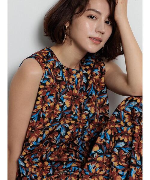 Te chichi(テチチ)の「フラワープリントワンピース(ワンピース・レディース・グリーン/オレンジ・F)」の17枚目の写真