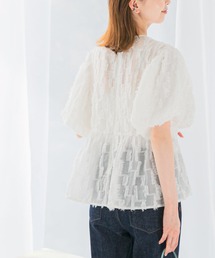 URBAN RESEARCH ROSSO WOMEN | ジャガードバルーンスリーブブラウス(シャツ/ブラウス)