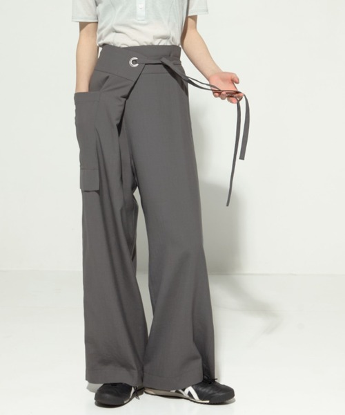 UJOH/ウジョー】《STUDIOUS別注》Eylet Wide PNT/アイレット