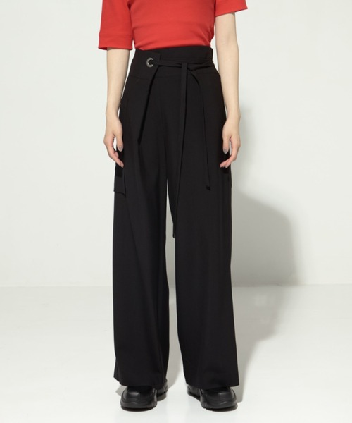 UJOH/ウジョー】《STUDIOUS別注》Eylet Wide PNT/アイレット