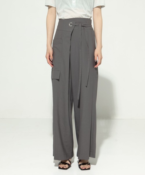 UJOH/ウジョー】《STUDIOUS別注》Eylet Wide PNT/アイレット