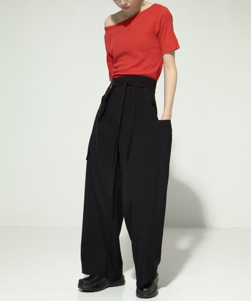 セール】【UJOH/ウジョー】《STUDIOUS別注》Eylet Wide PNT/アイレット