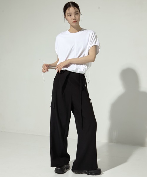 セール】【UJOH/ウジョー】《STUDIOUS別注》Eylet Wide PNT/アイレット