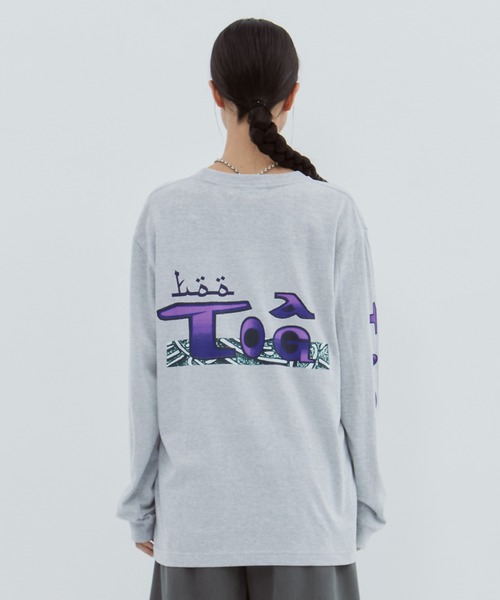 TOGA PULLA/トーガプルラ】Print tee LS/プリントロングTシャツ