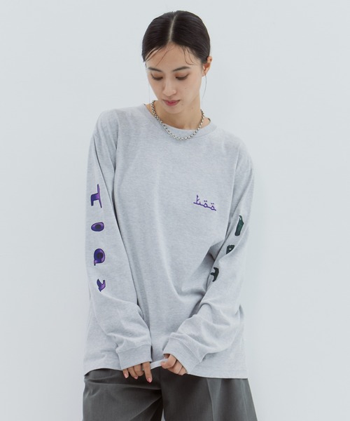 TOGA PULLA/トーガプルラ】Print tee LS/プリントロングTシャツ