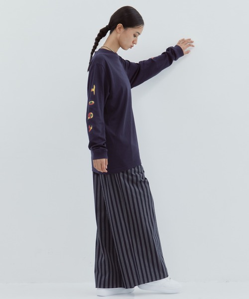 TOGA PULLA/トーガプルラ】Print tee LS/プリントロングTシャツ
