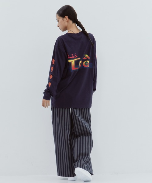 TOGA PULLA/トーガプルラ】Print tee LS/プリントロングTシャツ