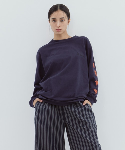 TOGA PULLA☆トーガ　プリントシャツ　38 セール】【TOGA PULLA/トーガプルラ】Print tee LS/プリント