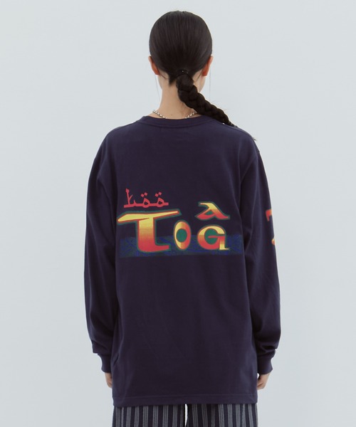 TOGA TOO/トーガトゥ】Print tee LS/プリントロングTシャツ（Tシャツ