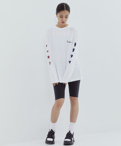 TOGA PULLA/トーガプルラ】Print tee LS/プリントロングTシャツ