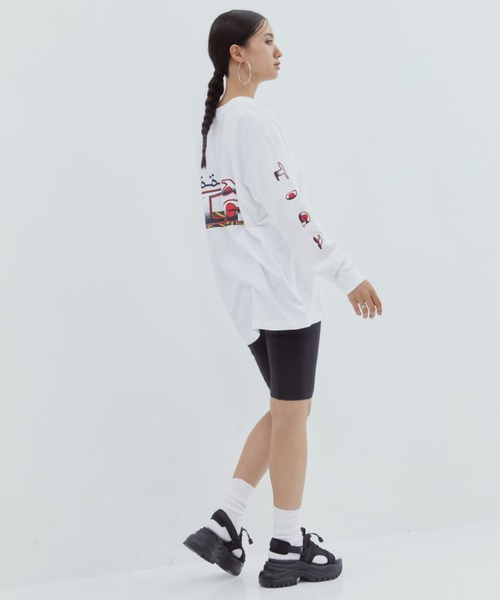 TOGA PULLA/トーガプルラ】Print tee LS/プリントロングTシャツ
