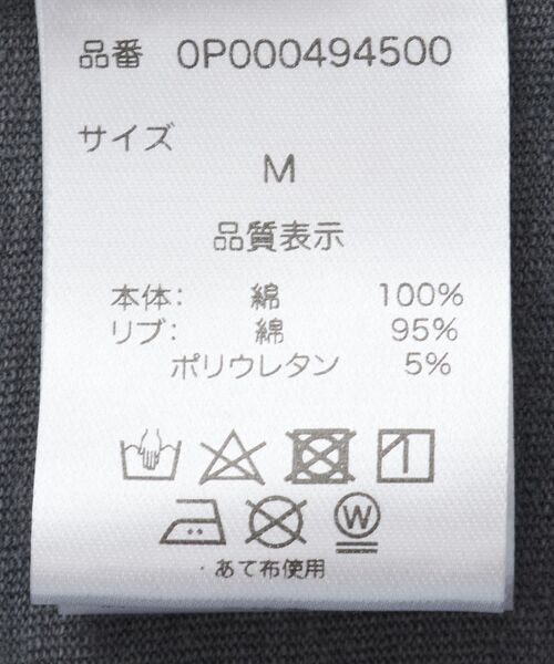 CRAFT STANDARD BOUTIQUE（クラフトスタンダードブティック）の「ピグメントアップリケTEE【ユニセックス】（Tシャツ/カットソー・レディース・ベージュ/グレー/チャコールグレー・M/L）」の9枚目の写真