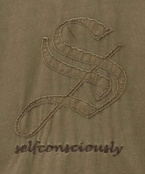 CRAFT STANDARD BOUTIQUE（クラフトスタンダードブティック）の「ピグメントアップリケTEE【ユニセックス】（Tシャツ/カットソー・レディース・ベージュ/グレー/チャコールグレー・M/L）」の7枚目の写真