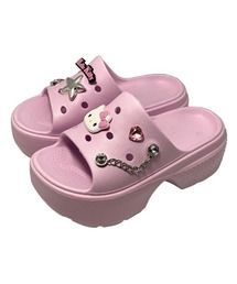 【Sanrio】サンリオキャラクターズチェーン飾り付き厚底ヒールサンダル(MA)