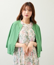 Rose Tiara（ローズティアラ）の「ビジューボタンニットカーディガン（カーディガン/ボレロ）」