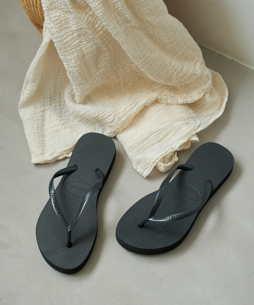 plage（プラージュ）の「《追加》HAVAIANAS / ハワイアナス PLATFORM サンダル（サンダル・レディース・ブラック・25.5cm/24.5cm/23cm/22cm）」の2枚目の写真