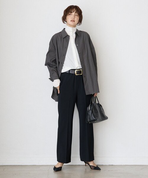 RIVE DROITE（リヴドロワ）の「【MONN.:. （モン）】ゴールドメタルレザーベルト（ベルト・レディース・ブラック/ダークブラウン・FREE）」の6枚目の写真