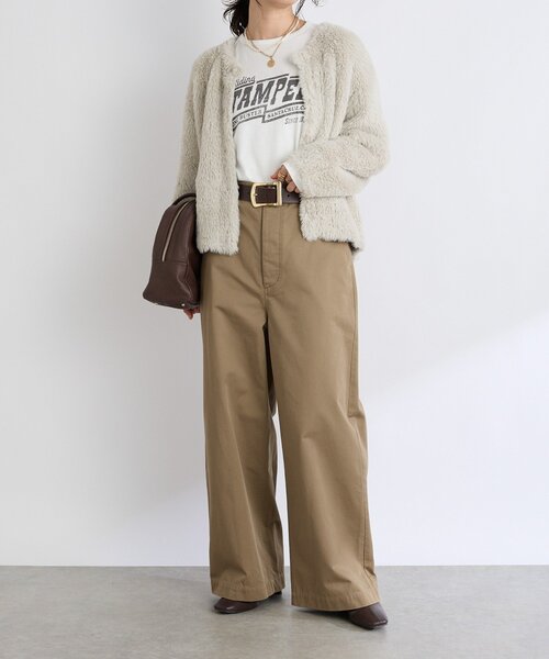 RIVE DROITE（リヴドロワ）の「【MONN.:. （モン）】ゴールドメタルレザーベルト（ベルト・レディース・ブラック/ダークブラウン・FREE）」の21枚目の写真