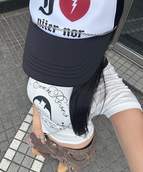 A'GEM/9 × .kom 『NIIER NOR/ニーアノア』BAD ANGEL SLIM TEE