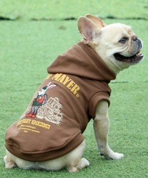 KRIFF MAYER（クリフメイヤー）の「【犬服･防寒･着脱簡単】DOG裏起毛パーカー(ラビット)（ペットウェア）」