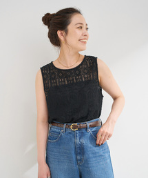 レース ノースリーブ」に該当するシャツ/ブラウスファッション通販