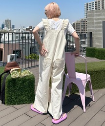 Alley by w closet ダブルクローゼット　アリー　リボンサロペット Alley by w closet（アリーバイダブルクローゼット）の「【Alley