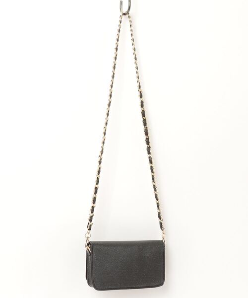 CECIL McBEE(セシルマクビー)の「CECIL McBEE ラメチェーンカブセショルダーバッグ(ショルダーバッグ・レディース・ブラック/アイボリー・FREE)」の14枚目の写真