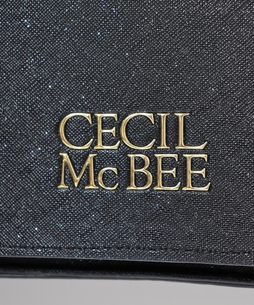 CECIL McBEE(セシルマクビー)の「CECIL McBEE ラメチェーンカブセショルダーバッグ(ショルダーバッグ・レディース・ブラック/アイボリー・FREE)」の6枚目の写真