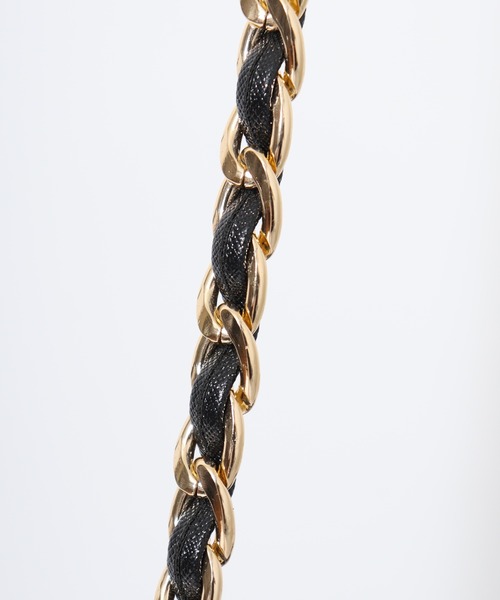 CECIL McBEE(セシルマクビー)の「CECIL McBEE ラメチェーンカブセショルダーバッグ(ショルダーバッグ・レディース・ブラック/アイボリー・FREE)」の13枚目の写真