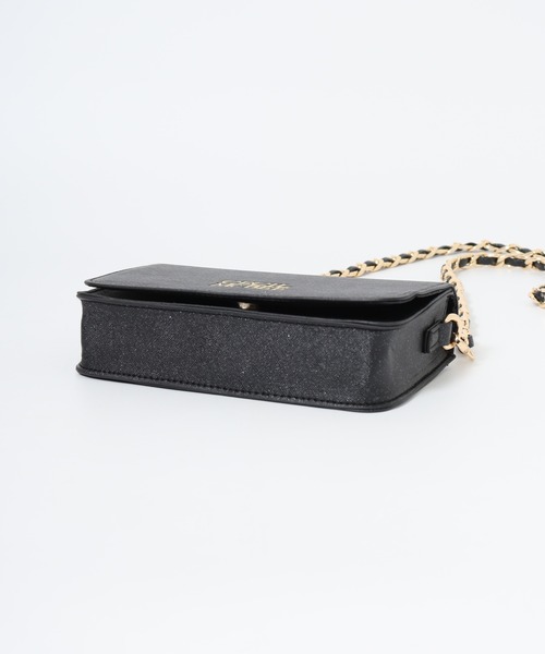 CECIL McBEE(セシルマクビー)の「CECIL McBEE ラメチェーンカブセショルダーバッグ(ショルダーバッグ・レディース・ブラック/アイボリー・FREE)」の11枚目の写真