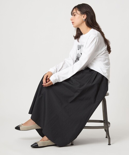 green label relaxing(グリーンレーベルリラクシング)の「ラウンド バレエシューズ 撥水(バレエシューズ・レディース・ナチュラル/ブラック/ブラウン系・25cm/24.5cm/24cm/22.5cm/23.5cm/23cm)」の14枚目の写真