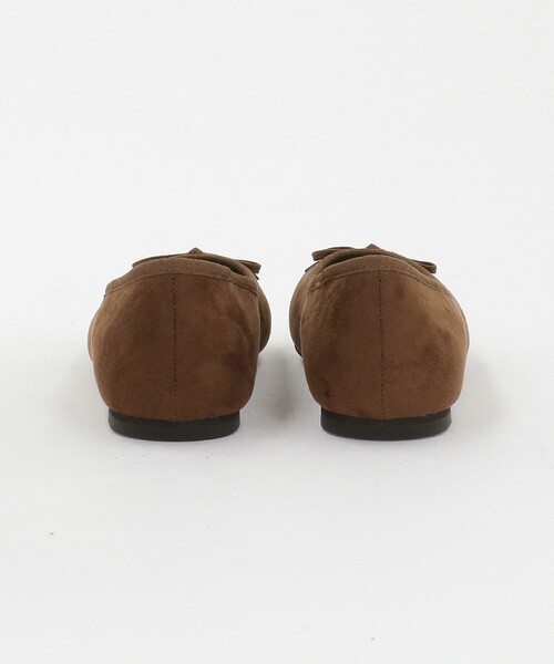 green label relaxing(グリーンレーベルリラクシング)の「ラウンド バレエシューズ 撥水(バレエシューズ・レディース・ナチュラル/ブラック/ブラウン系・25cm/24.5cm/24cm/22.5cm/23.5cm/23cm)」の21枚目の写真