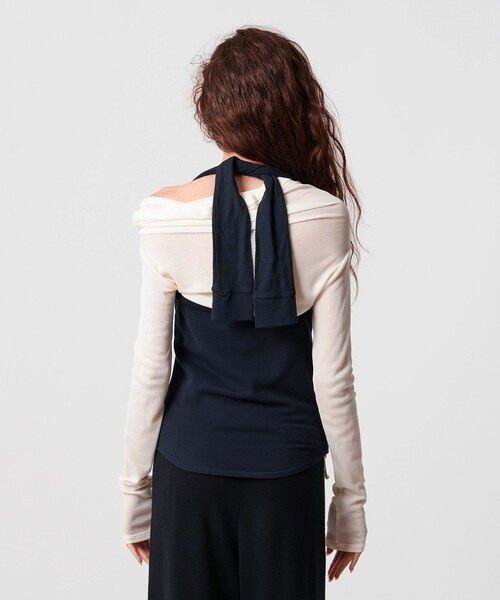 セール】＜ATTISESSION＞ウラケ ホルターネック トップス（その他