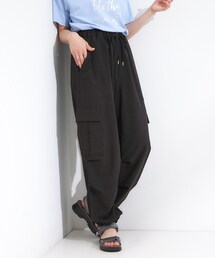 Cutie Blonde | 【S-LL】さらさら楽ちん カーゴジョガーパンツ(その他パンツ)