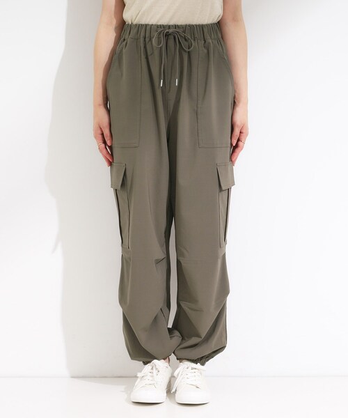 S-LL】ゆるっと楽ちん さらさらカーゴジョガーパンツ（その他パンツ