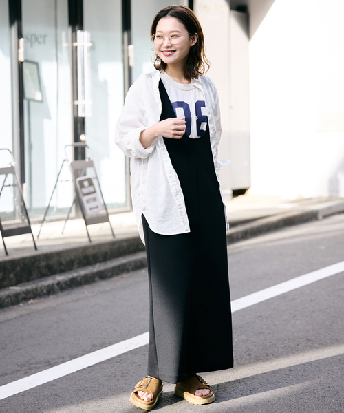 SLOBE IENA（スローブイエナ）の「《追加2》リネンコットンレギュラーシャツ（シャツ/ブラウス・レディース・スカイブルー/ブラウン/ホワイト・FREE）」の5枚目の写真