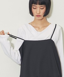 ショート丈オフショルカットソー