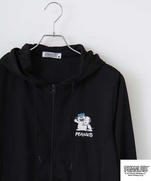 セール】PEANUTSハニカムドライZIPパーカー（パーカー